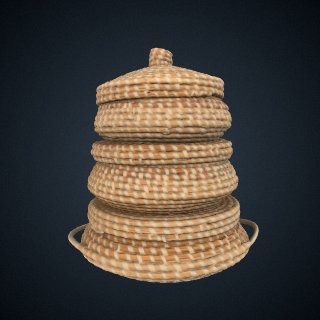 3d model of Baskets, Storage