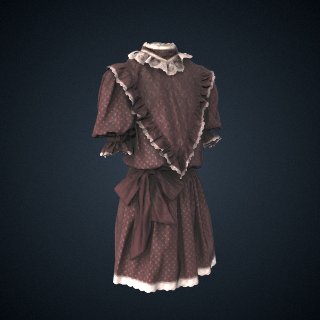 3d model of Bat Mitzvah Dress