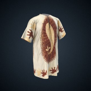 3d model of Dashiki