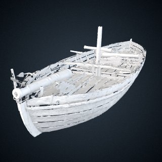 3d model of Gunboat Philadelphia