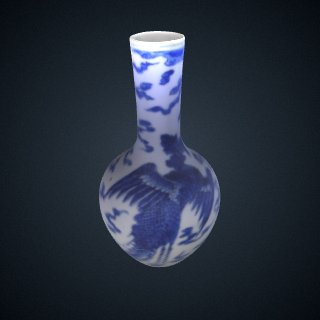 3d model of Bottle-shaped vase