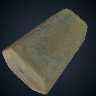 3d model of Jamestown reliquary: As Found