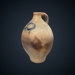 3d model of Stoneware jug created by Thomas Commeraw