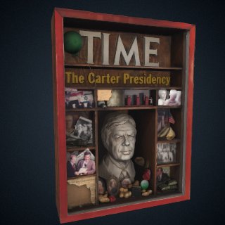 3d model of Jimmy Carter