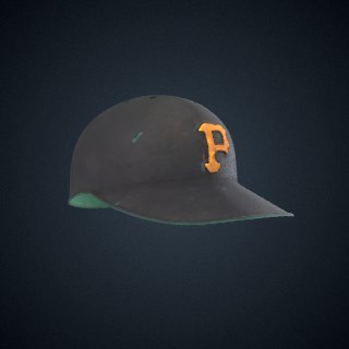 3d model of Roberto Clemente's Batting Helmet