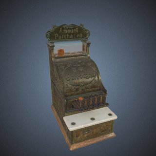 3d model of cash register