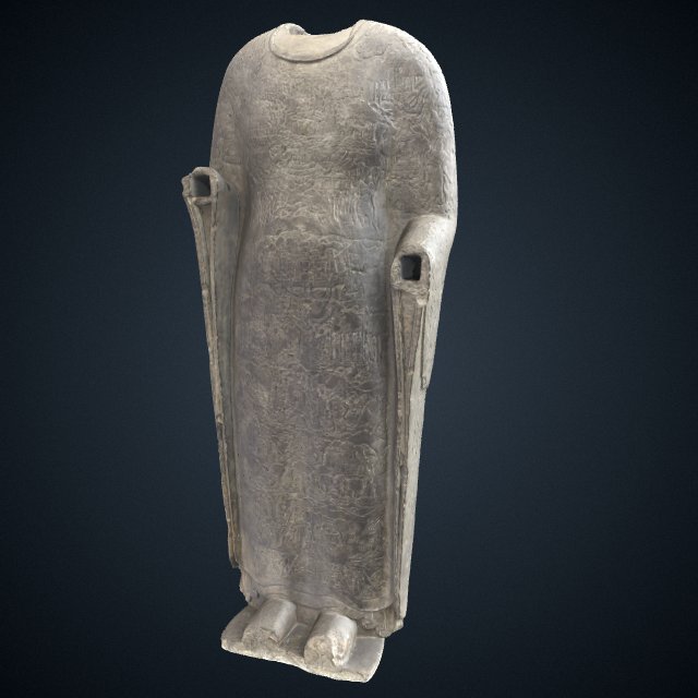 Buddha draped in robes portraying the Realms of Desire