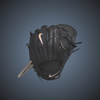 3d model of Glove, used by Mariano Rivera, New York Yankees